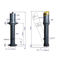 siłownik hydraulika hyva