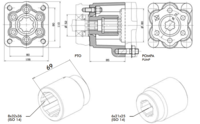 Adapter PTO 3H-POMPA 4H