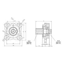 Adapter PTO 4H- pompa 3H