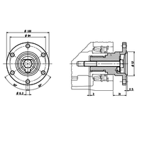 Adapter PTO 4H-DIN100
