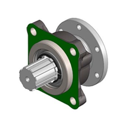 Adapter  - PTO 4H-flansza DIN 100