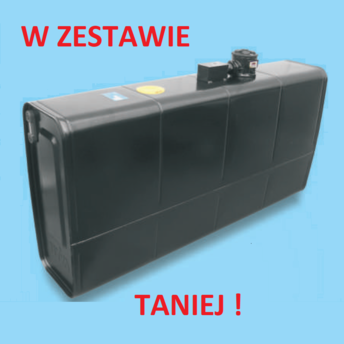 Zestaw - zbiornik  - 252/213L-ZAKABINOWY STAL