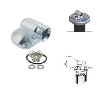 Filtr powrotny - adapter przyłączeniowy filtra płaskiego 