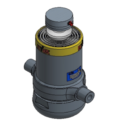 Siłownik podskrzyniowy Hyva UHB - 169-7-1584-K300-50-HC