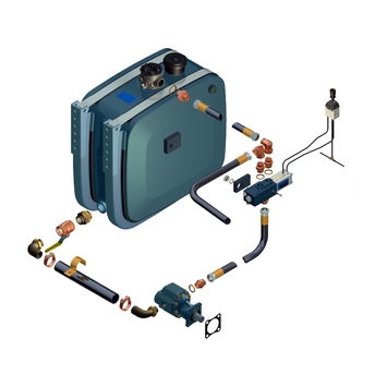 Zestaw hydrauliki do wywrotu DAF skrzynia automatyczna - ZF bez Intardera